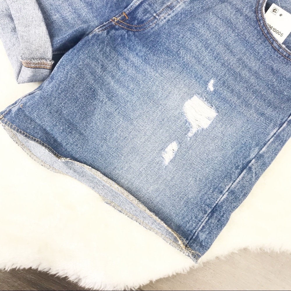 Levi’s 501 Button Fly Hi Rise Jean Shorts 31 - Picture 7 of 8